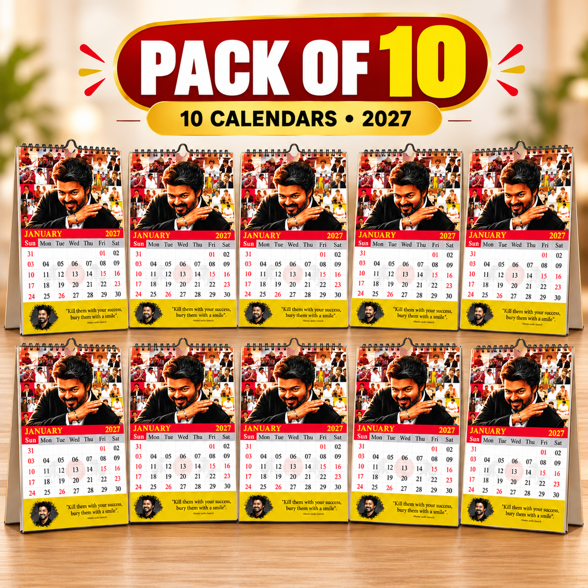 Monthly Calendar 2027