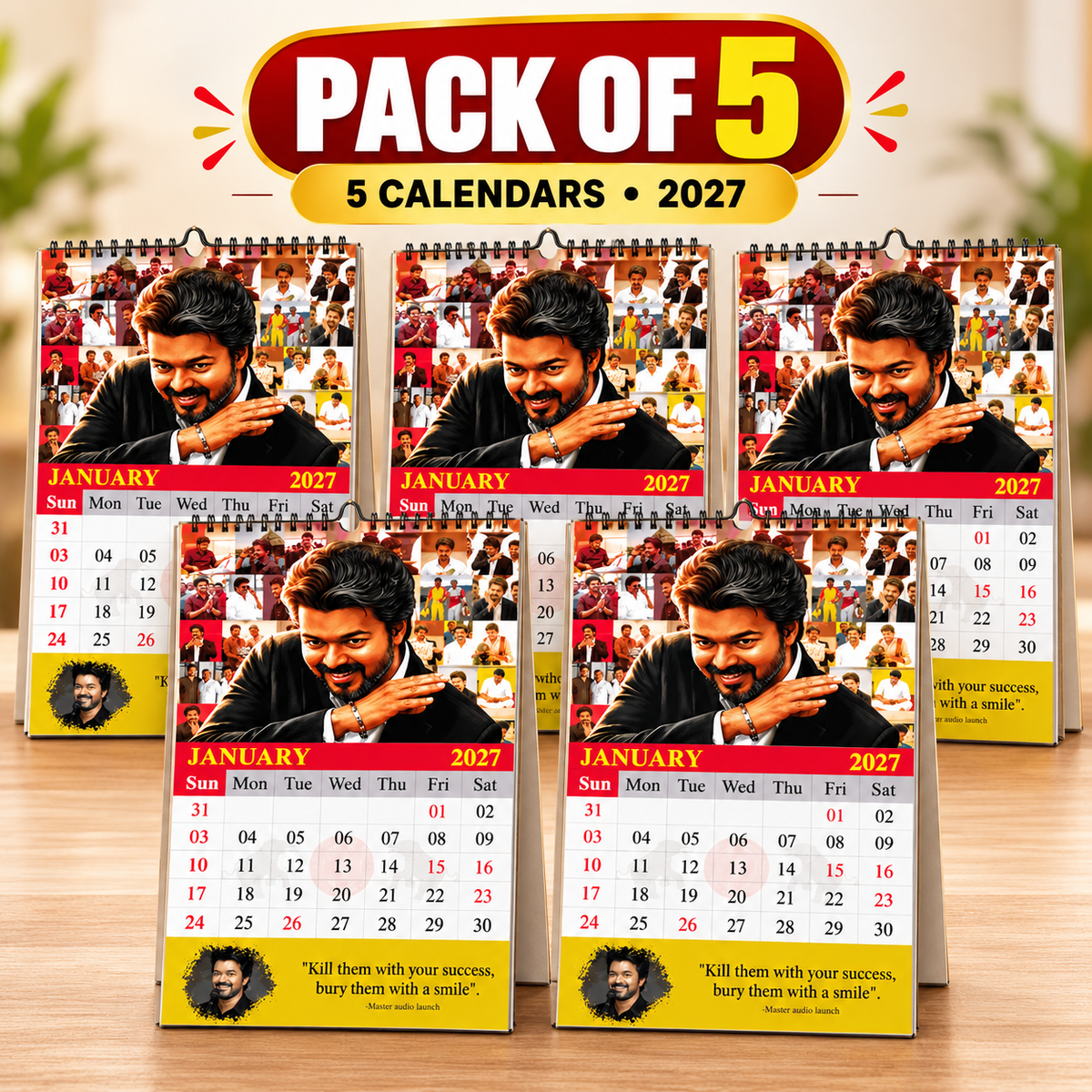 Monthly Calendar 2027