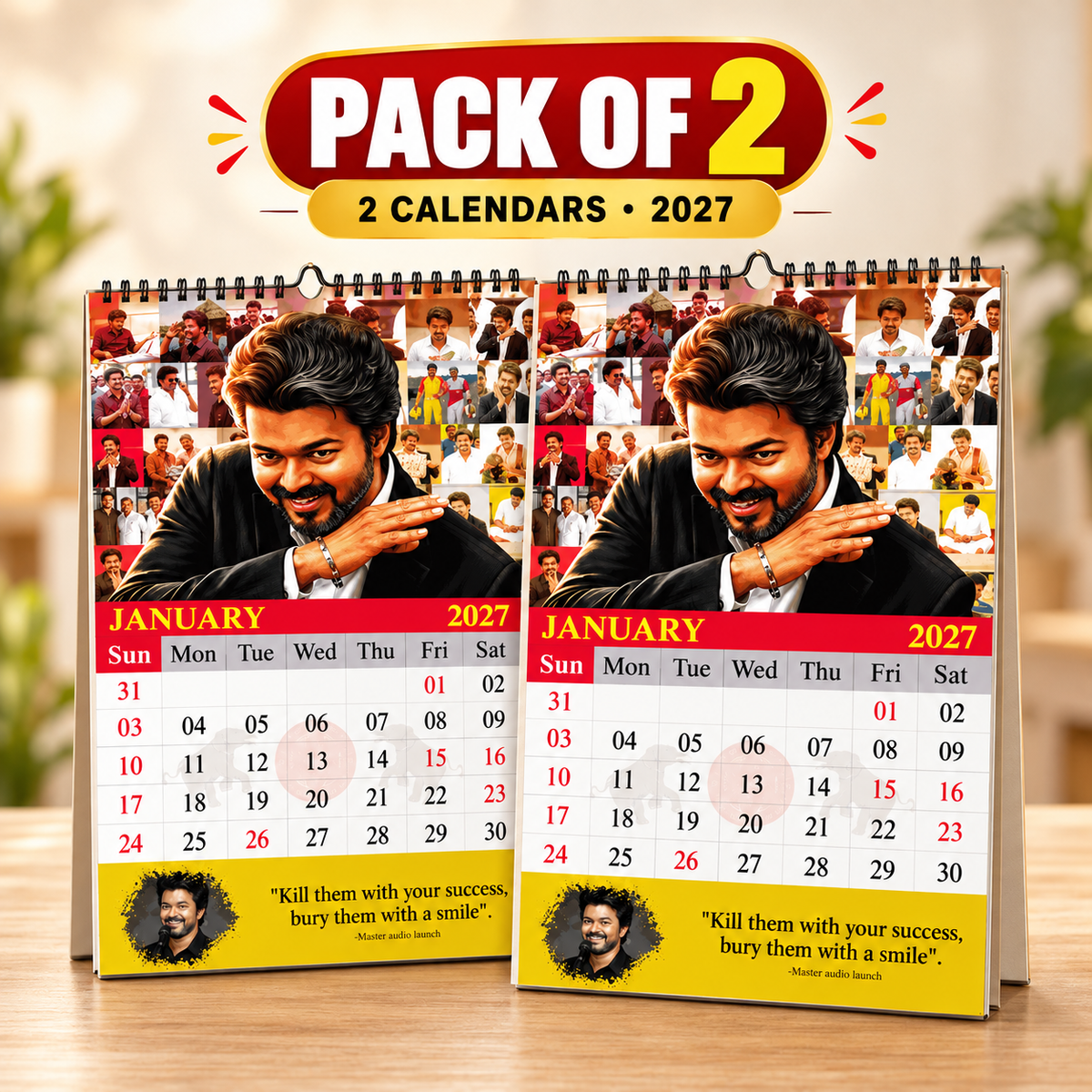 Monthly Calendar 2027